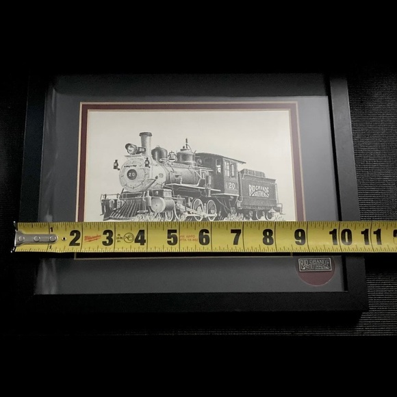 Rare H.L Scott III | Railroad Art | Custom Framed | Custom Matted | W/Lapel Pin - Picture 7 of 12